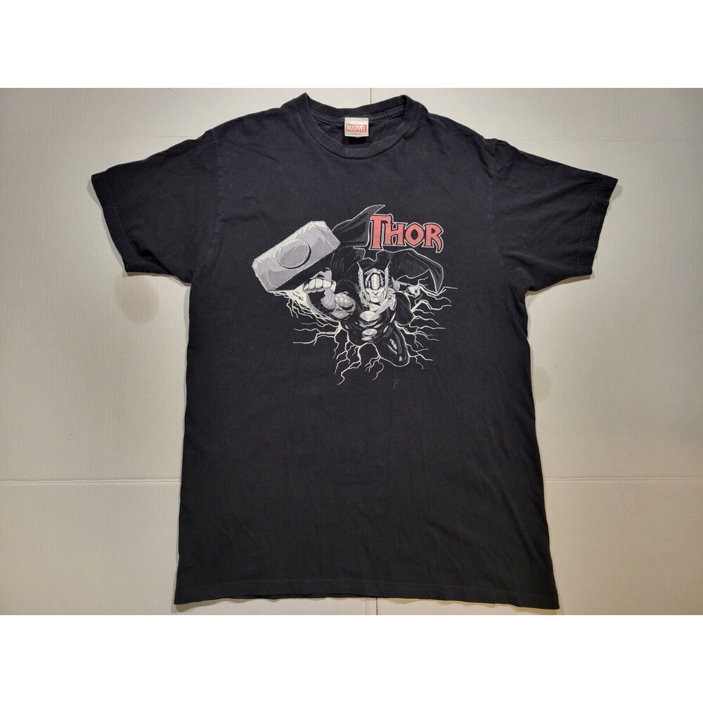 Marvel Fifth‎ Sun Thor Thunder Grayscale Mens T-Shirt Size Medium